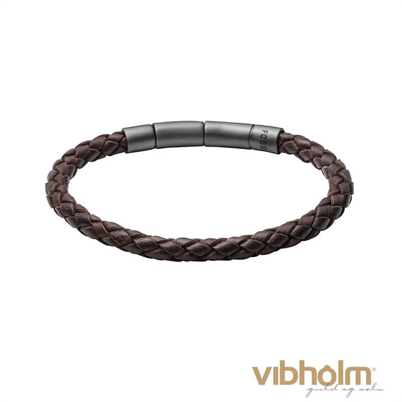 Fossil - Vintage Casual Armbånd Herre - brunt læder JF02074001